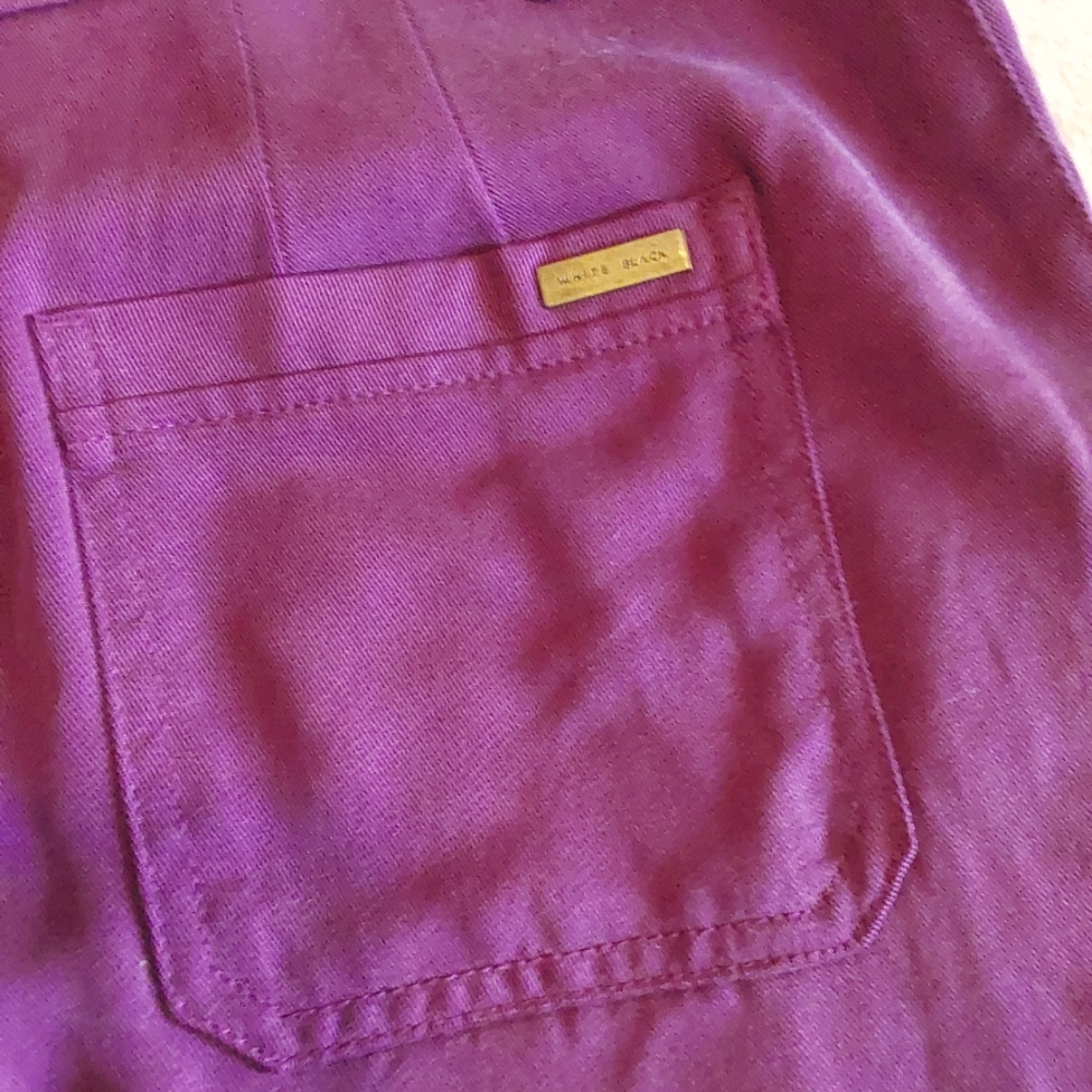🌺 NWT WHBM Twill Lace-up Shorts - Picture 6 of 14